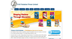 Desktop Screenshot of kritiprakashan.com